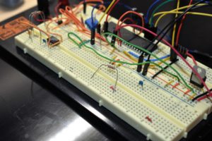 prototyping circuits on a breadboard