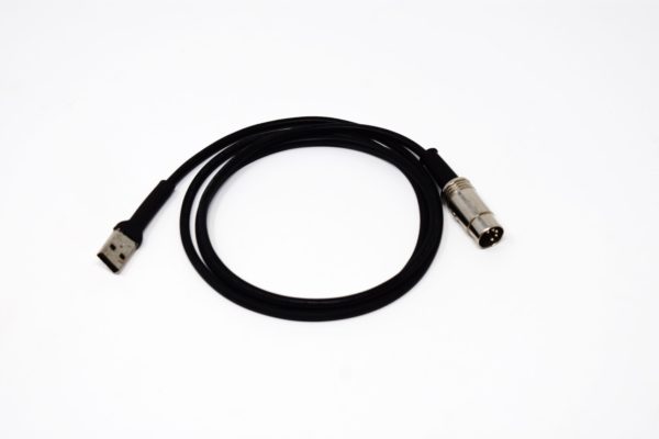 Assembled USB to 5-pin DIN cable
