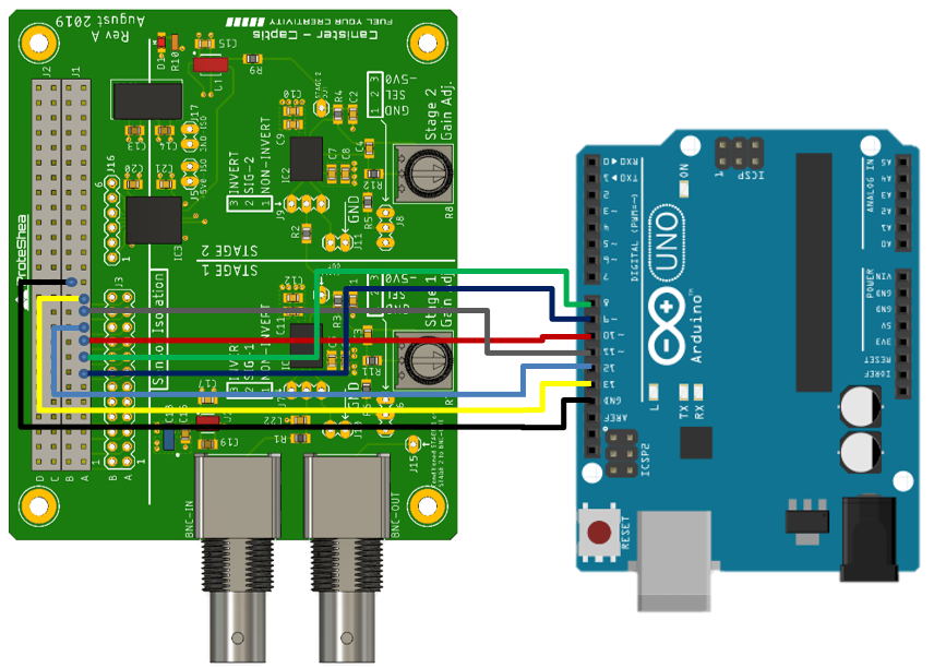 Interface Captis Canister to Arduino Uno